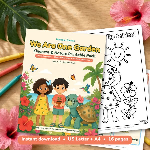 We Are One Garden Kindness and Nature Printable Pack